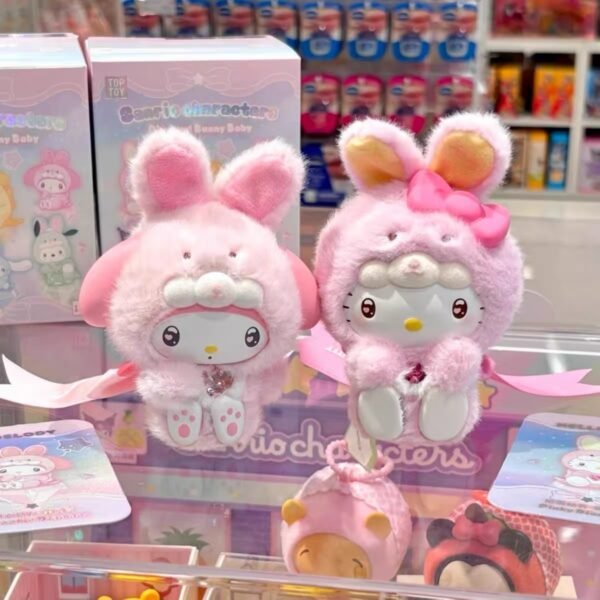 JC666-Sanrio Family Diamond Bunny Baby Figure Blind Box