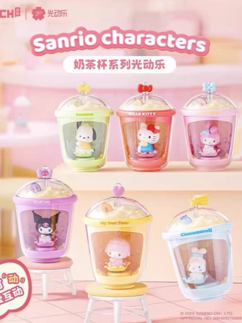 JC674 JC674-Sanrio Characters Milk Tea Cup Light-Up Playset