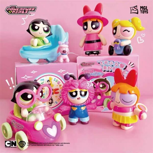 JC713-The Powerpuff Girls Nice Vacation Articulated Blind Box