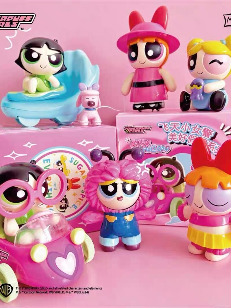 JC713-The Powerpuff Girls Nice Vacation Articulated Blind Box