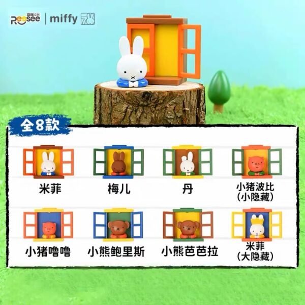 JC781-Miffy Sightseeing Stackable Fridge Magnet Blind Box