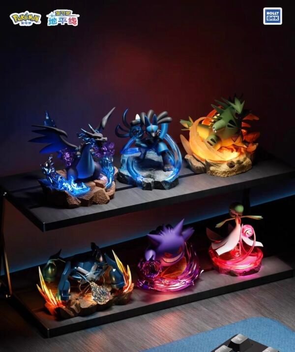 JC815-Pokémon Full Power Battle Mini Diorama Ornaments