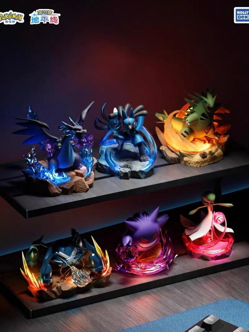 JC815-Pokémon Full Power Battle Mini Diorama Ornaments