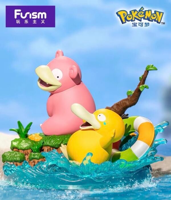 JC816-Medium-Size Partner Pokémon Figure - Psyduck & Slowpoke