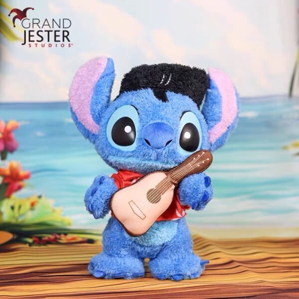 JC820-Enesco - Fluffy Elvis Stitch Articulated Figure