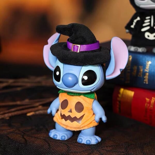 JC822-Enesco - Mischievous Stitch Figure - Pumpkin Wizard