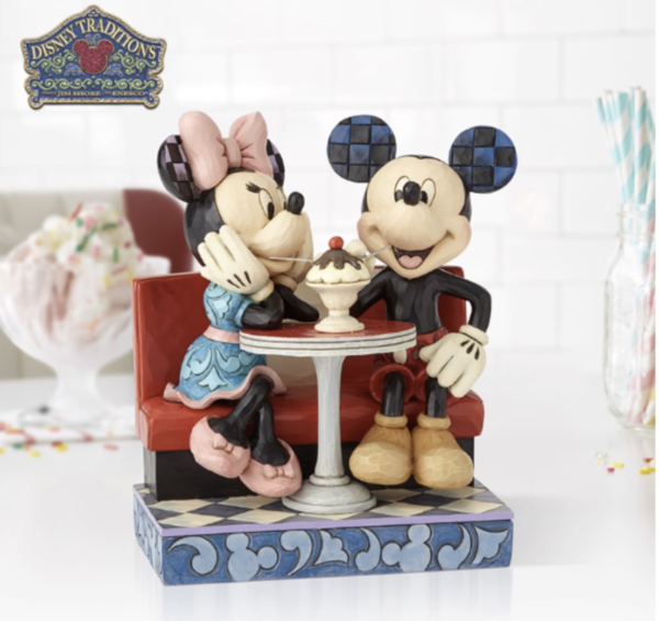 JC828-Enesco - Mouse Cold Drink Counter Couple Ornament