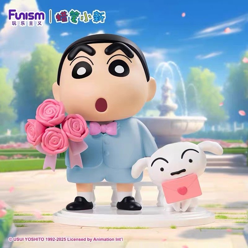 JC838-Funism - Crayon Shin-chan Romantic Bouquet Medium-Size Figure