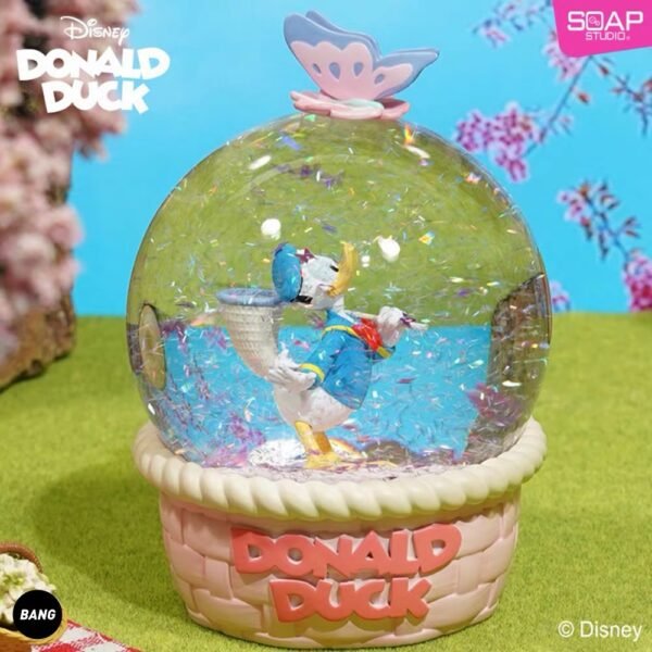 JC847-Magic Cartoon Duck Series - Romantic Cherry Blossom Crystal Ball