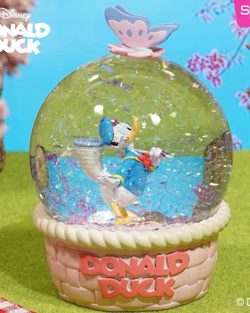 JC847-Magic Cartoon Duck Series - Romantic Cherry Blossom Crystal Ball