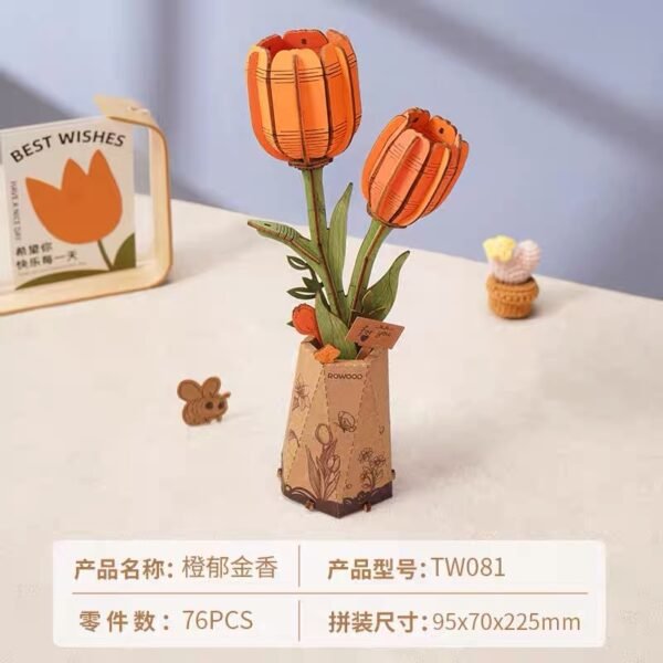JC883-Rolife - Orange Tulip