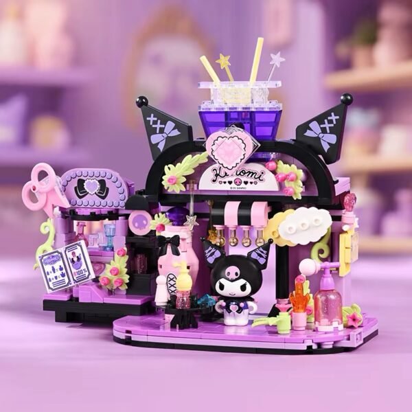 JC917-Sanrio Townhouse Street Scene - Kuromi Mysterious Aroma Shop