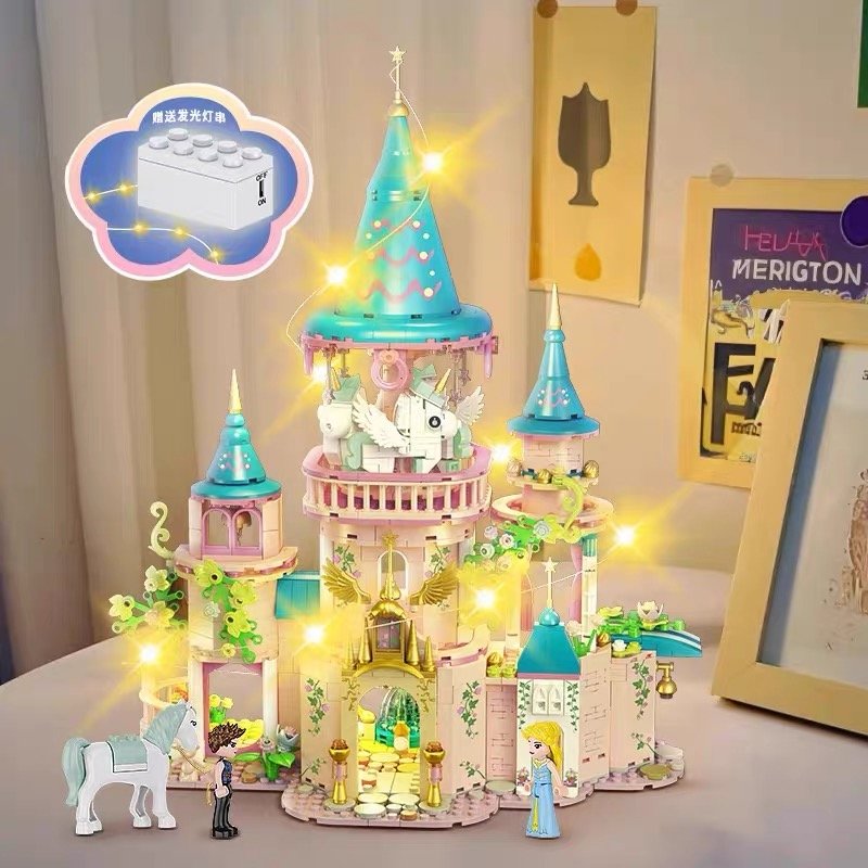 JC988 JC988-Fairy Tale Carousel Castle