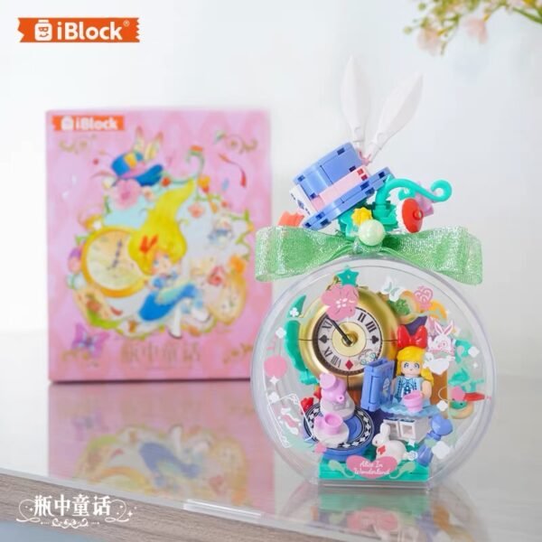JC990-iBlock Fairy Tale In Bottle - Bunny Tea Party