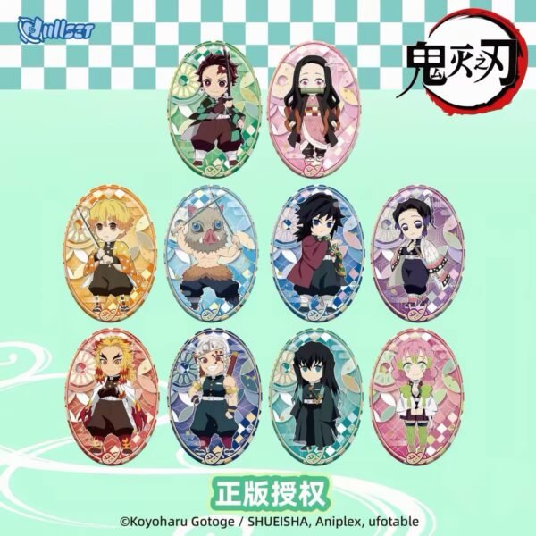 JC1015-NULLSET - Demon Slayer Chibi Series Badge Blind Bags