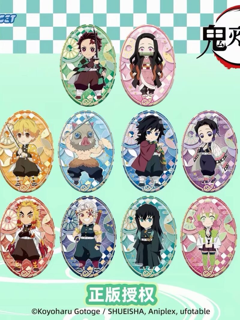 JC1015-NULLSET - Demon Slayer Chibi Series Badge Blind Bags