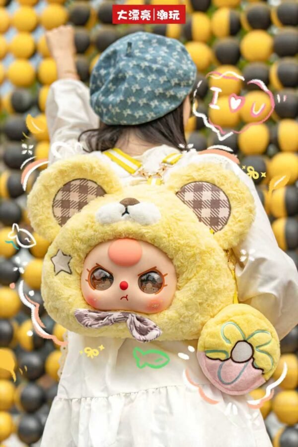 JC1059-Baby Three Fairy Tale Big Head Plush Bag (with hang tag)