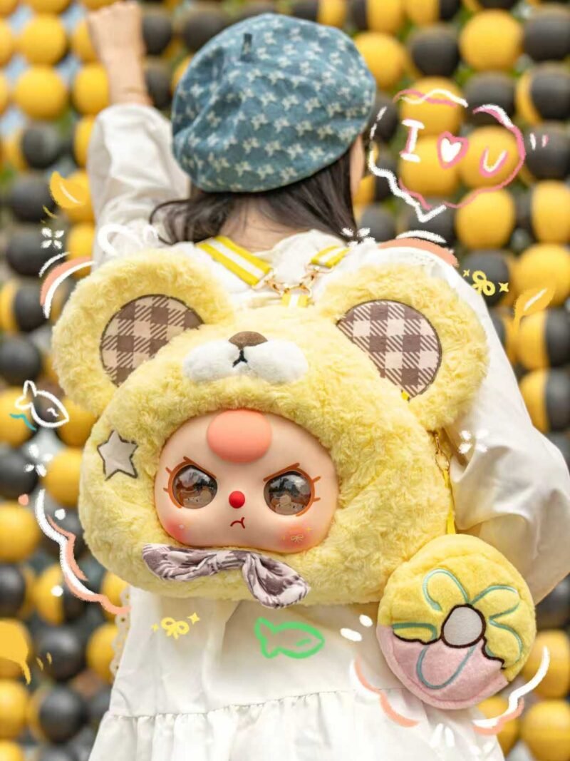 JC1059-Baby Three Fairy Tale Big Head Plush Bag (with hang tag)