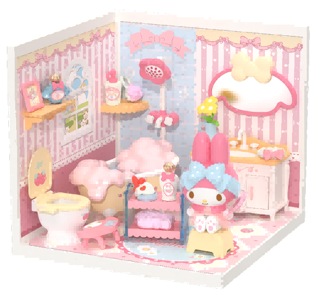JC1086-Rolife‑My Melody Sweetheart Bubble Bath