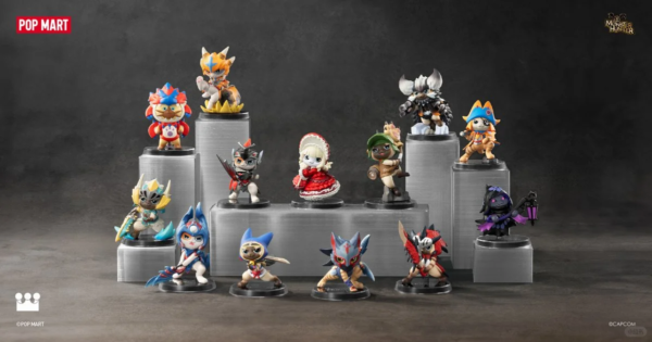 JC1099-Pop Mart‑Monster Hunter Palico Figure Series