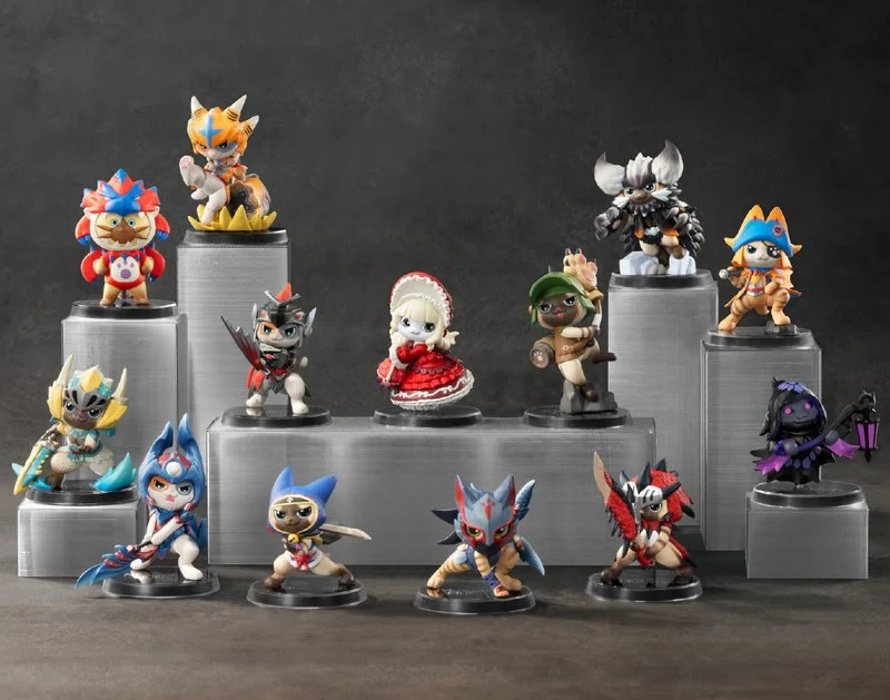 JC1099-Pop Mart‑Monster Hunter Palico Figure Series