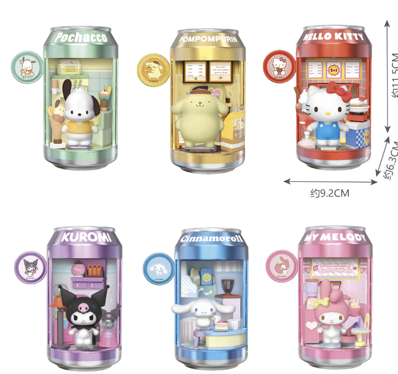 JC1107-Sanrio Family Soda & Dessert Shopping Street