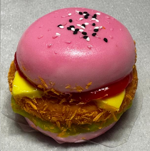 JC1112-Pink Chicken Cutlet Mini Burger