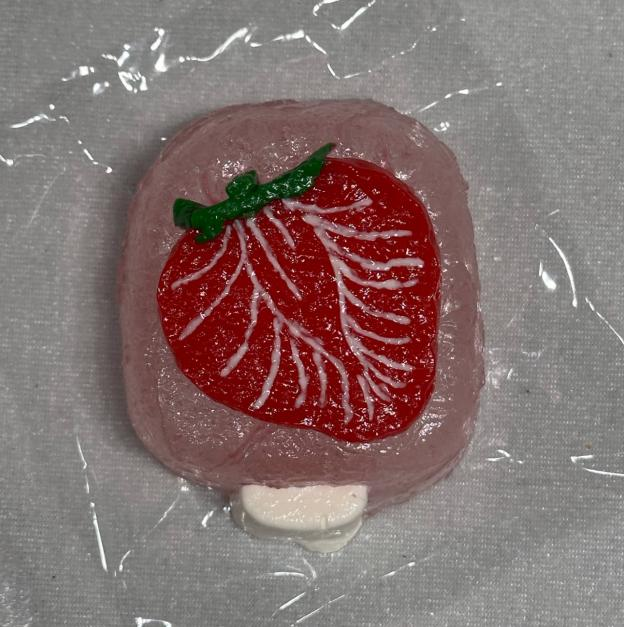 JC1143-Clear Strawberry Popsicle