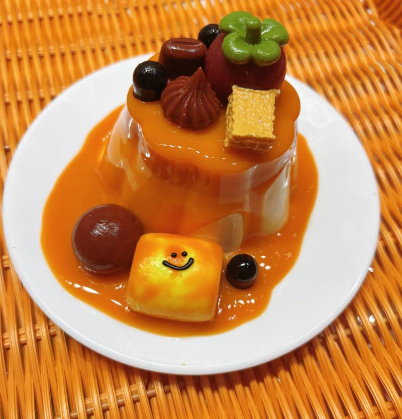 JC1164-Smiley Caramel Pudding