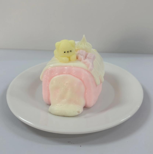 JC1180-Cute Pink Bear Cake