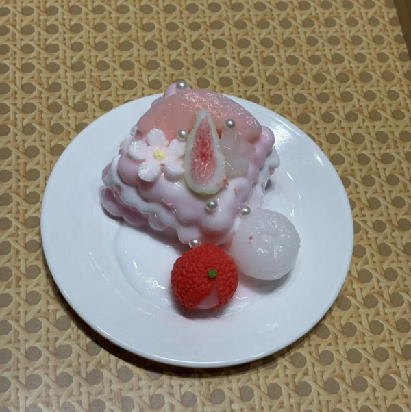 JC1183 JC1183-Triangle Waffle Pink Fig Lychee