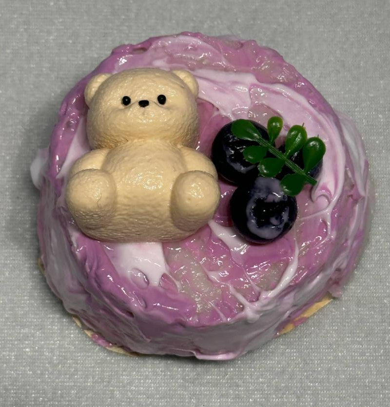 JC1189-Frosted Blueberry Bear Cake