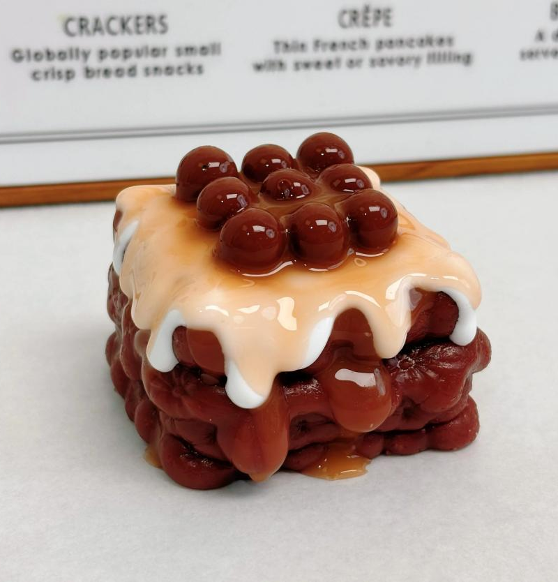 JC1192-Cream Frost Chocolate Bean Cube