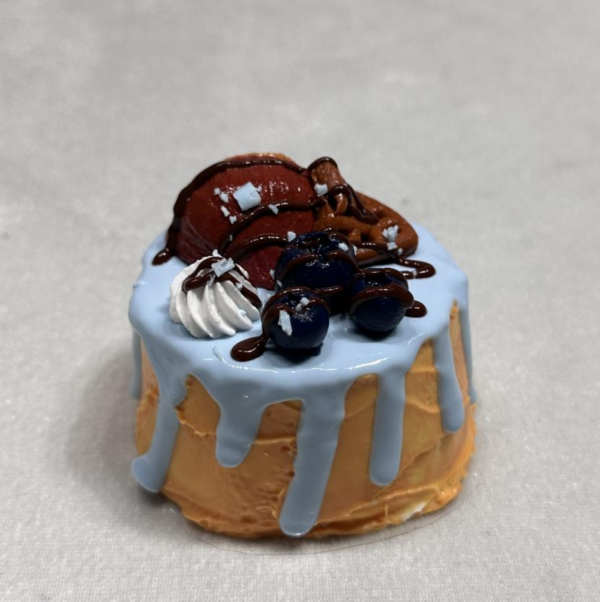 JC1201 JC1201-Sea Salt Blue Chocolate Cake