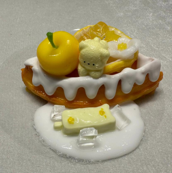 JC1210-Triangle Waffle Lemon Bear