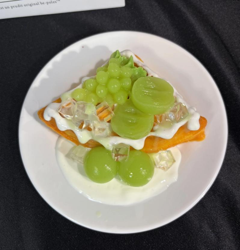 JC1216-Triangle Waffle Green Grape
