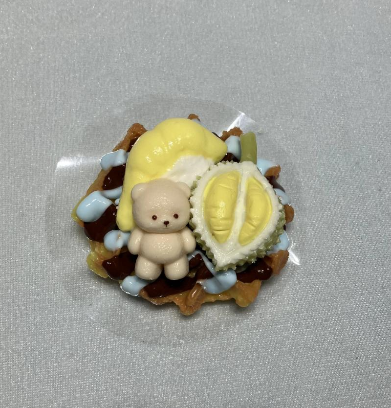 JC1218-Bear Durian Waffle