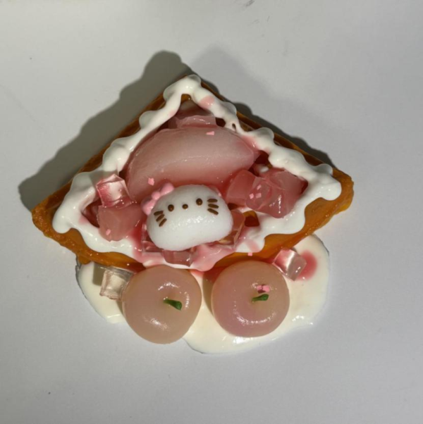 JC1227 JC1227-Triangle Waffle KT Peach Cherry