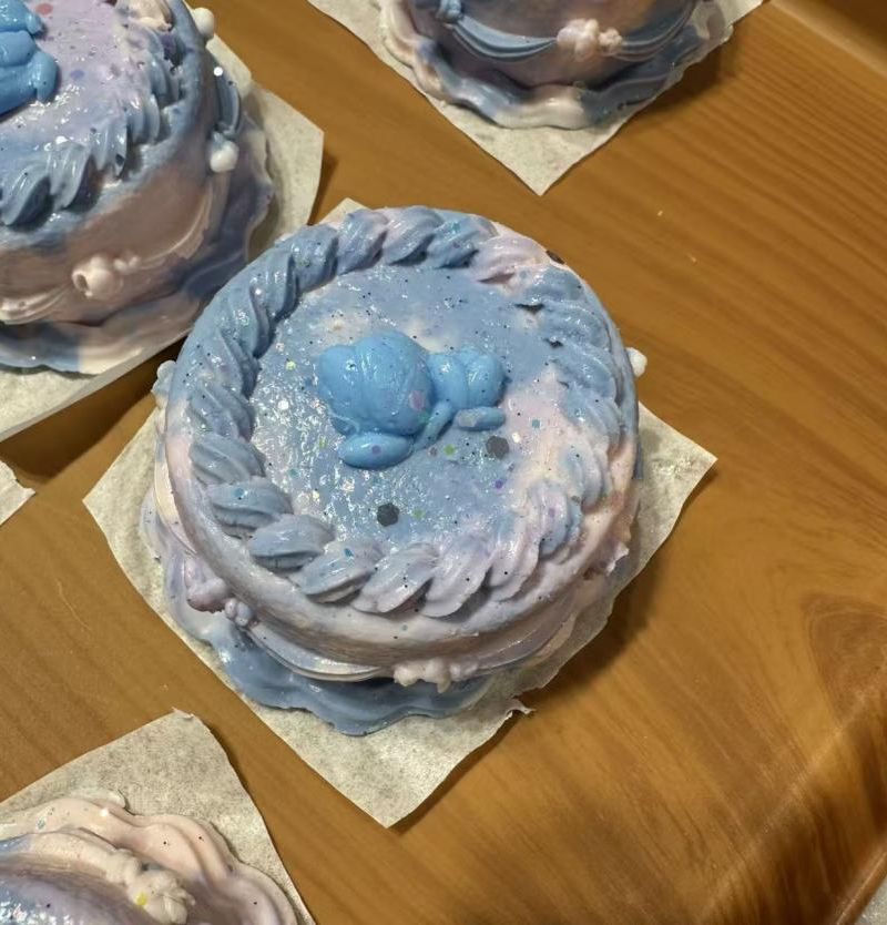 JC1325-Blue Starry Sky Cake