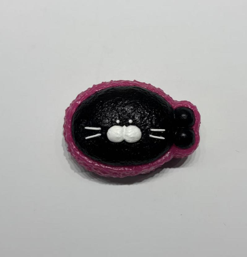 JC1354-Pink‑Rim Black Balls