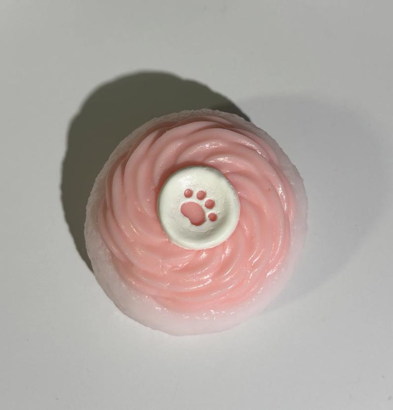 JC1378 JC1378-Pink 3‑Layer Dog Paw Pudding