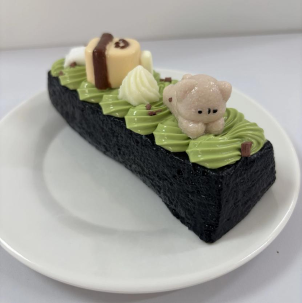 JC1388-Matcha Dark Chocolate Rectangular Bear