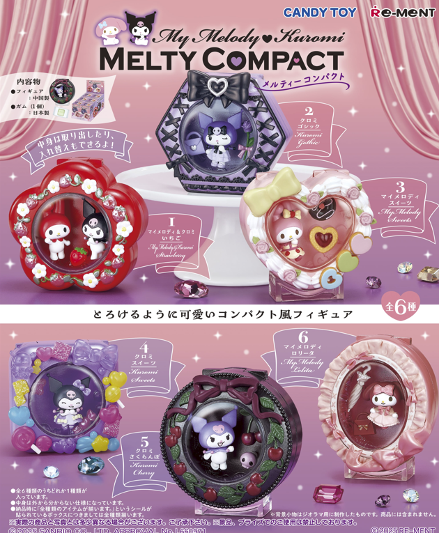 JC1497-Sanrio My Melody & Kuromi MELTY Makeup Case