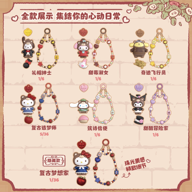 JC1499-Sanrio Family Series - Tado - Vintage Bear Encounter